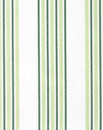 Hamptisse Bayside Stripes, Outdoor Performance Fabric By The Yard 57", Sage Green
