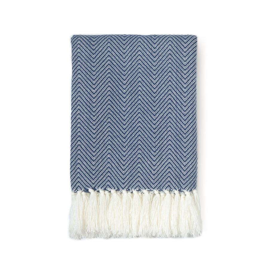 navy blue throw blanket