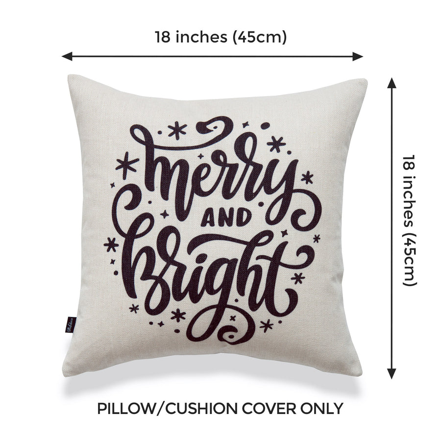farmhouse christmas pillow covers