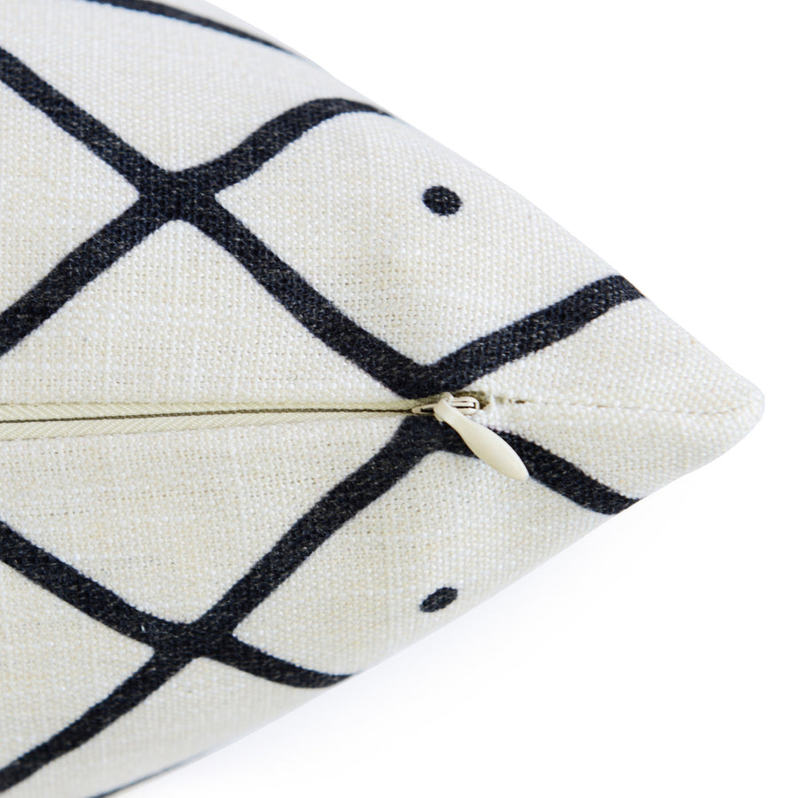 African mudcloth accent pillows