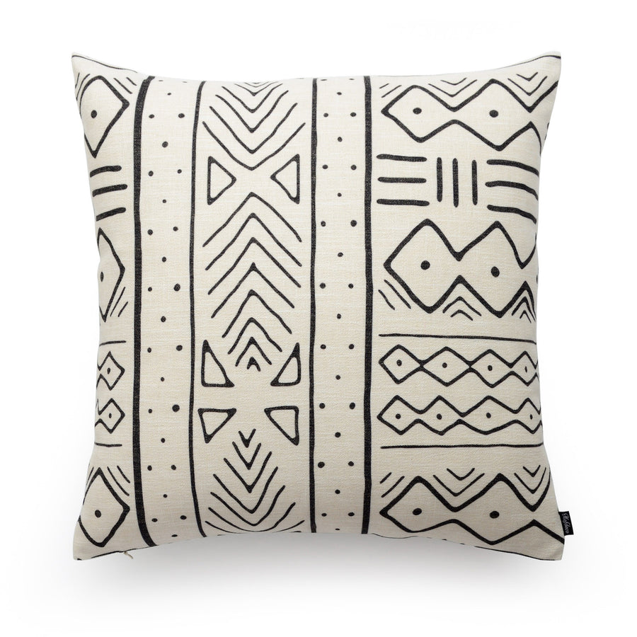 shibori mudcloth pillow cover