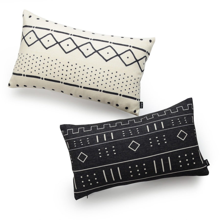 mudcloth couch pillow cover kit