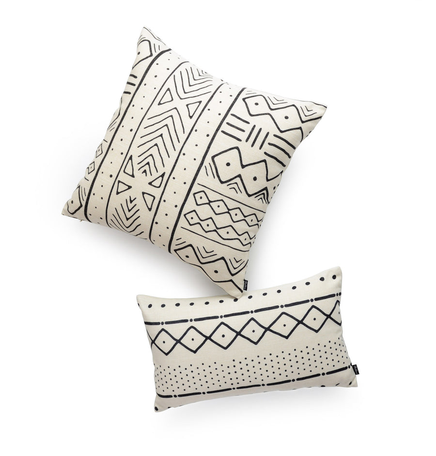 mudcloth body pillow cover set