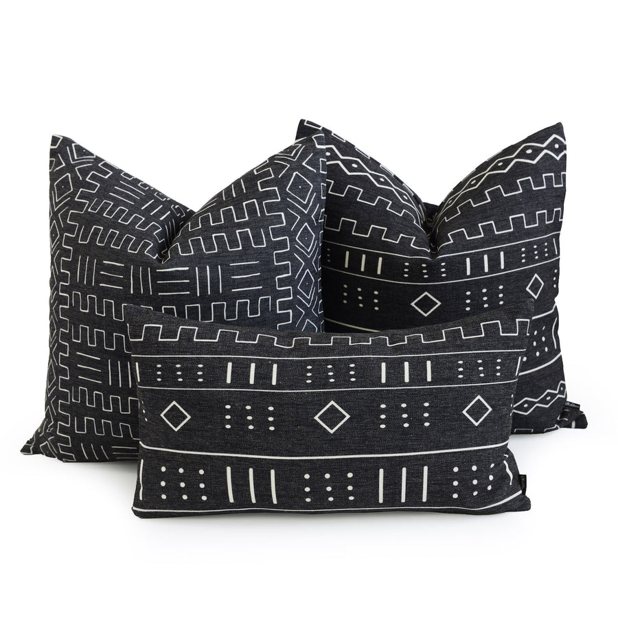mudcloth couch pillow cover kit
