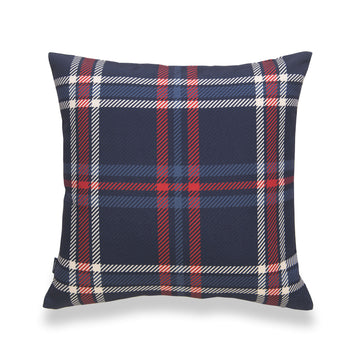 plaid throw pillows