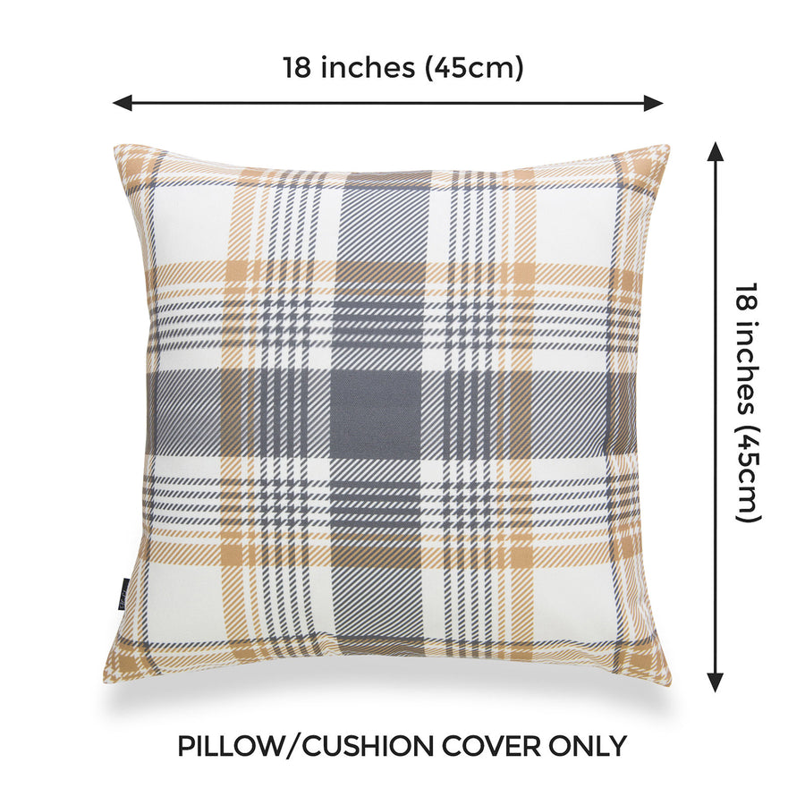plaid pillow covers