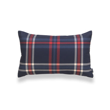 plaid throw pillows