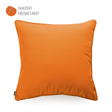 Hofdeco Orange Outdoor Pillow Cover, Solid, 18