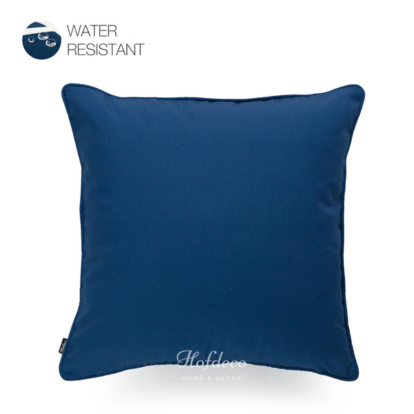 Navy Blue Pillow Cases, Solid Hofdeco