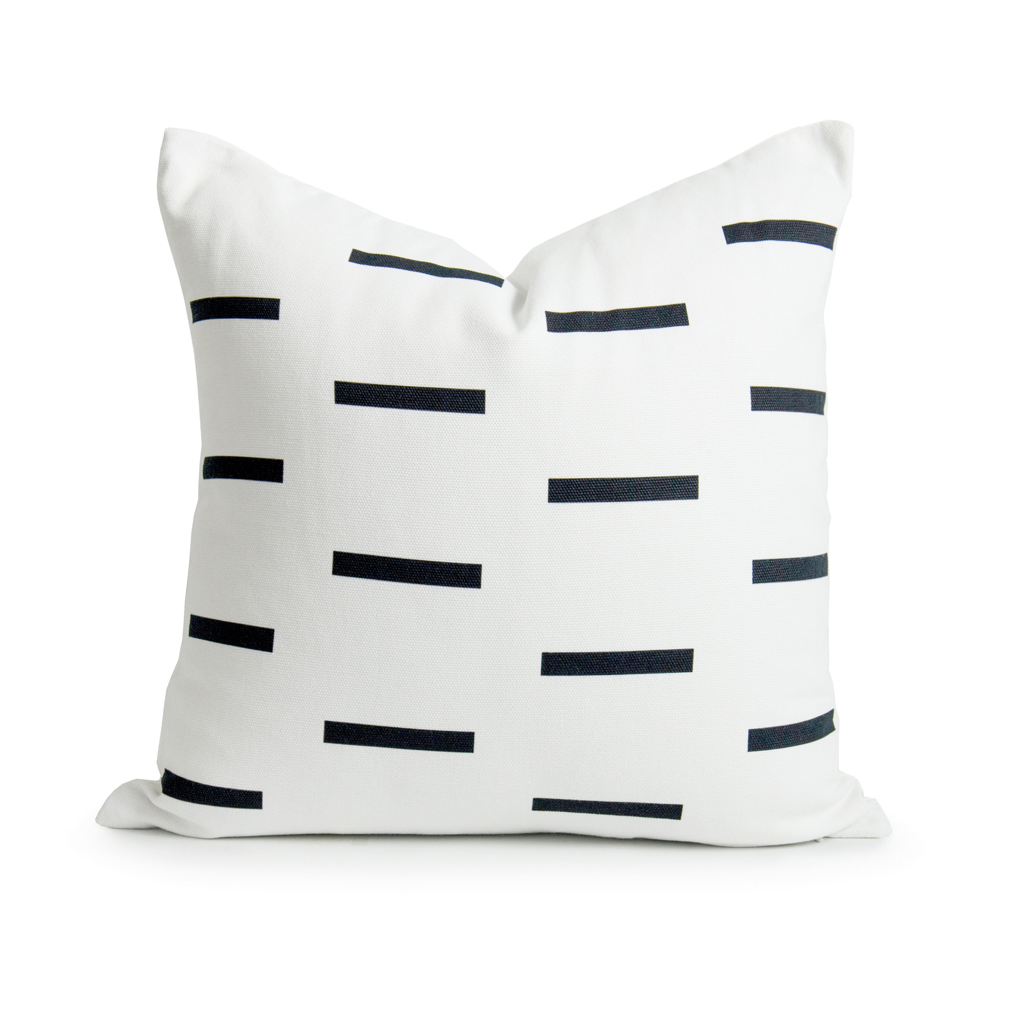 Aztec Pillow Covers, Stripes, Black White Hofdeco