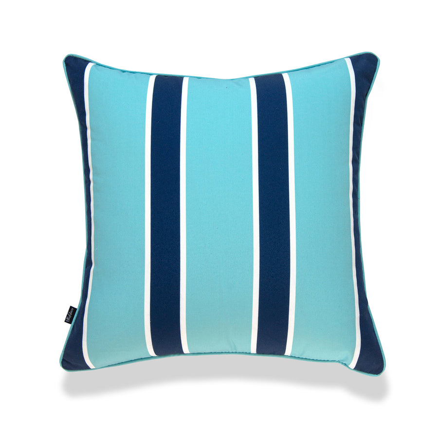 Outdoor Pillows with Insert Navy 18x18 Patio Accent Throw Pillows