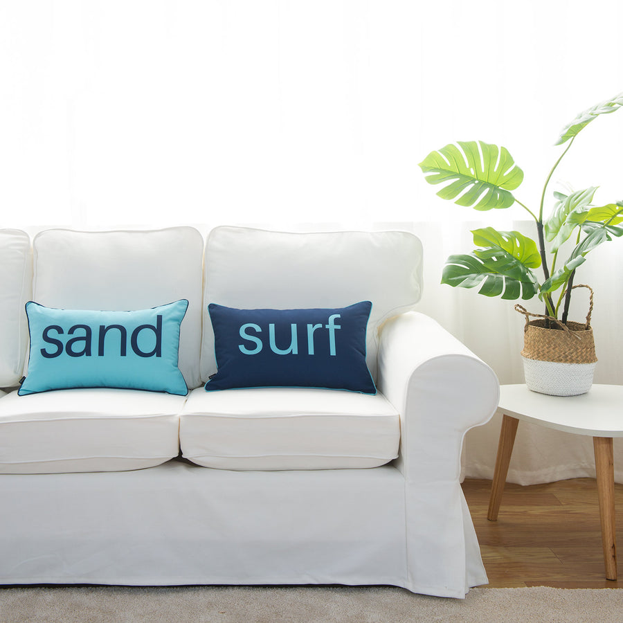 decorative beach pillow