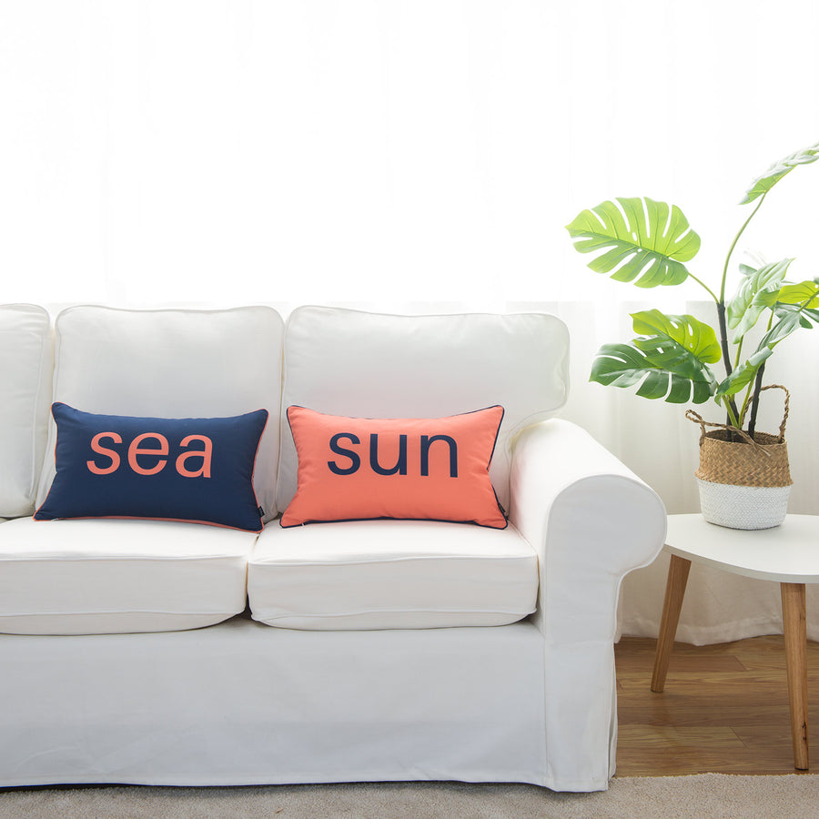 decorative beach pillow