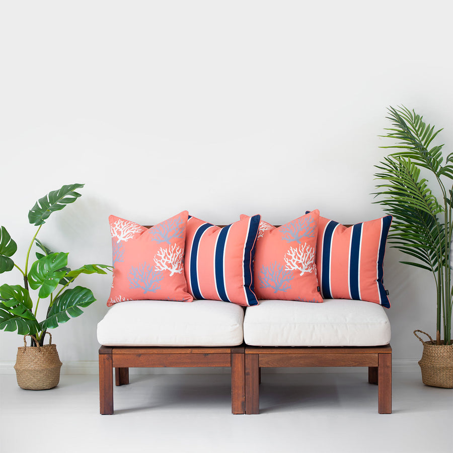 coastal outdoor pillow cases for yacht and boat