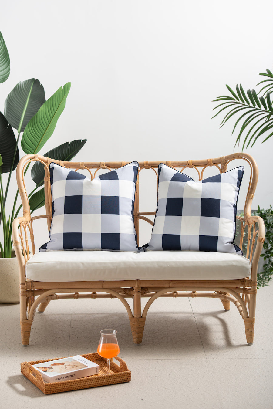 navy pillows