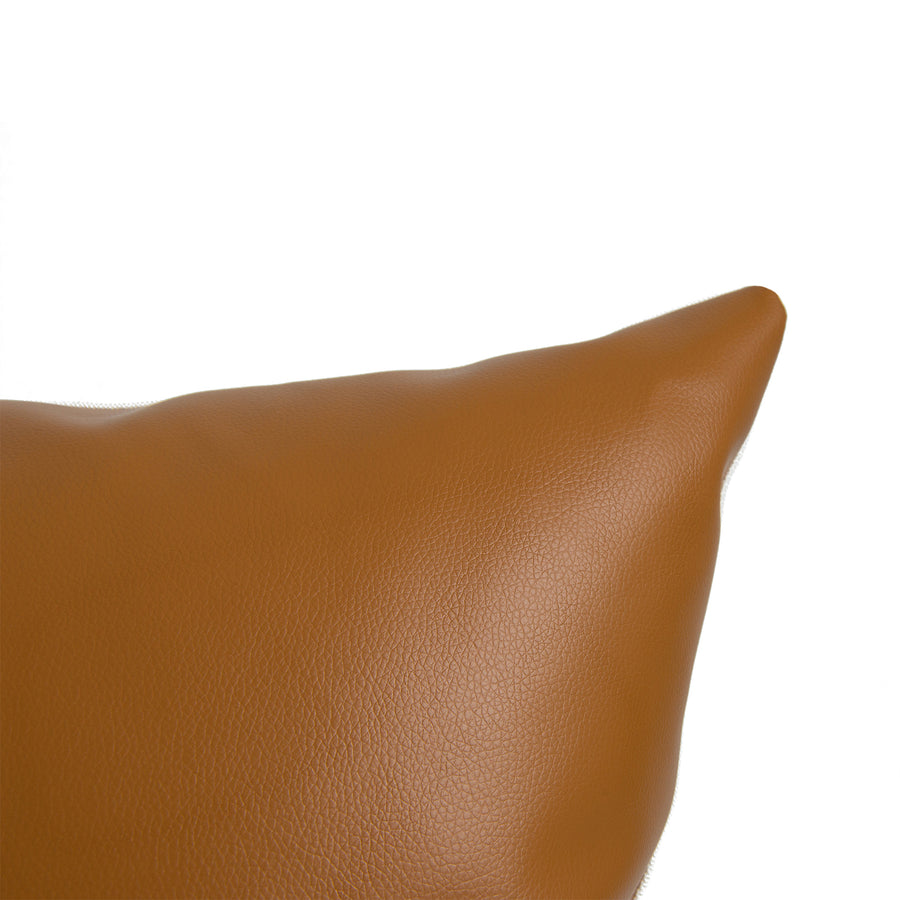 tan throw pillow