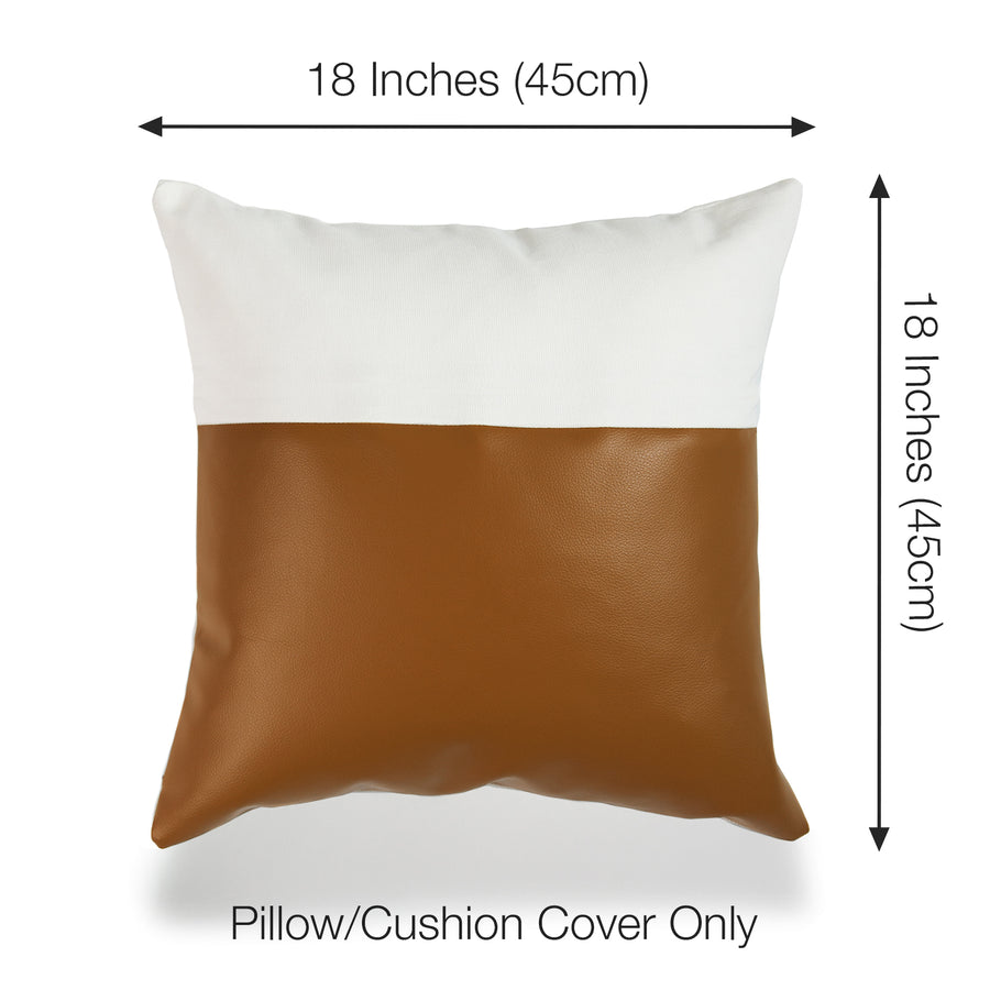 cognac throw pillow