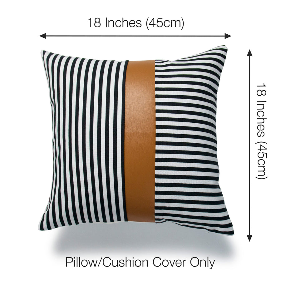 cognac throw pillow