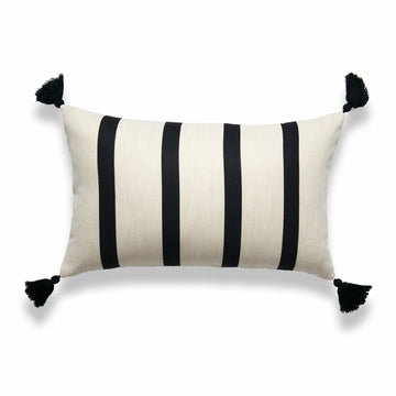 Faux Leather Pillows, Modern Design, Camel White | Hofdeco