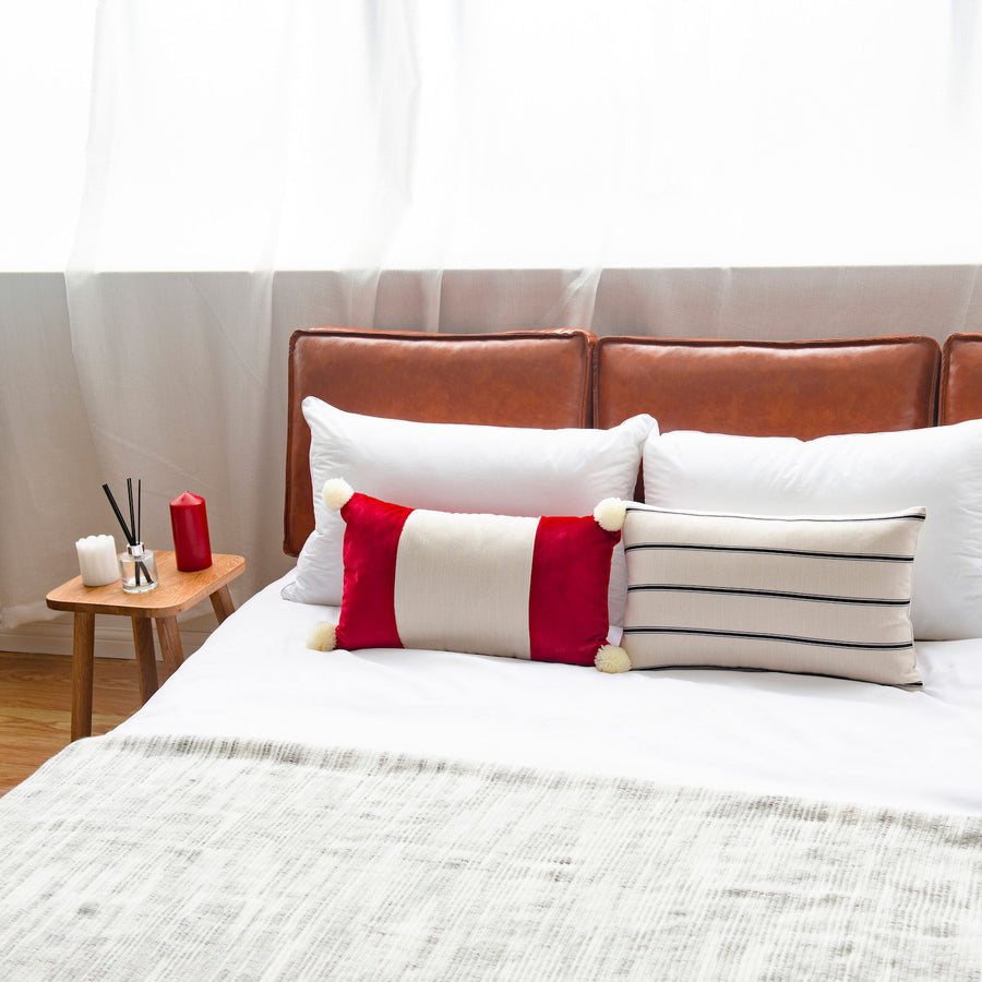 cream pillow
