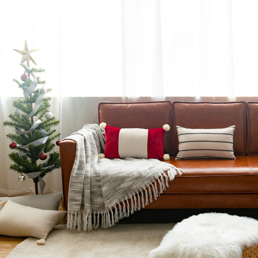 Midcentury throw pillow