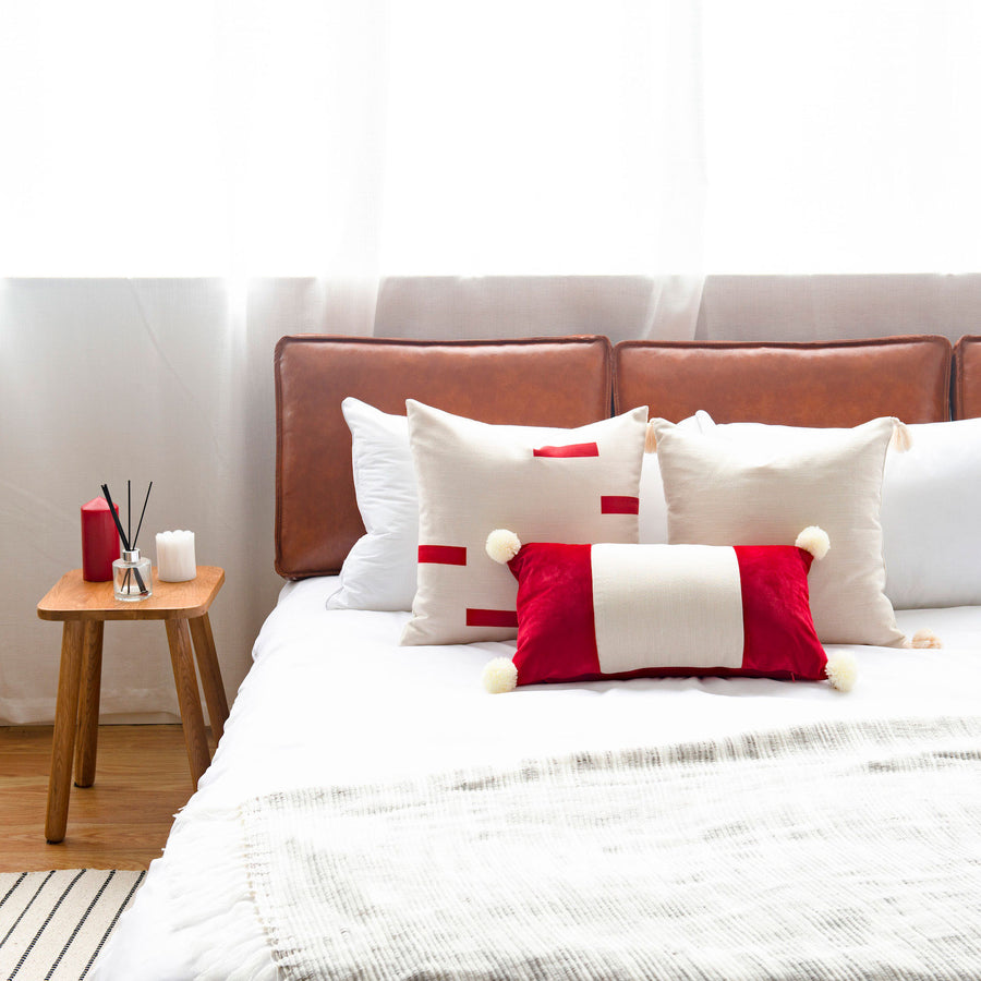 midcentury throw pillow