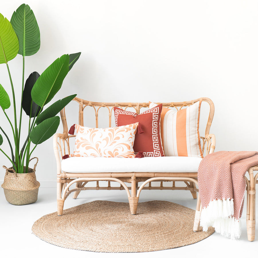 pillow with tassels
