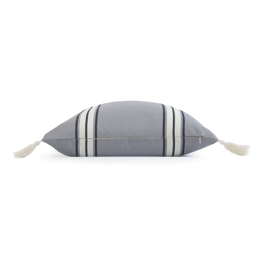 striped throw pillow