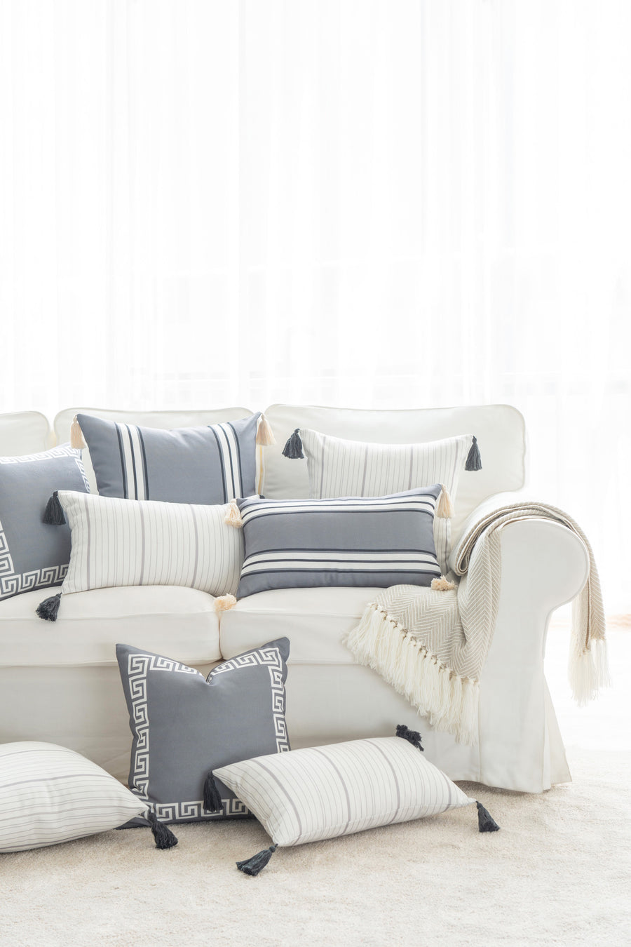 gray pillow