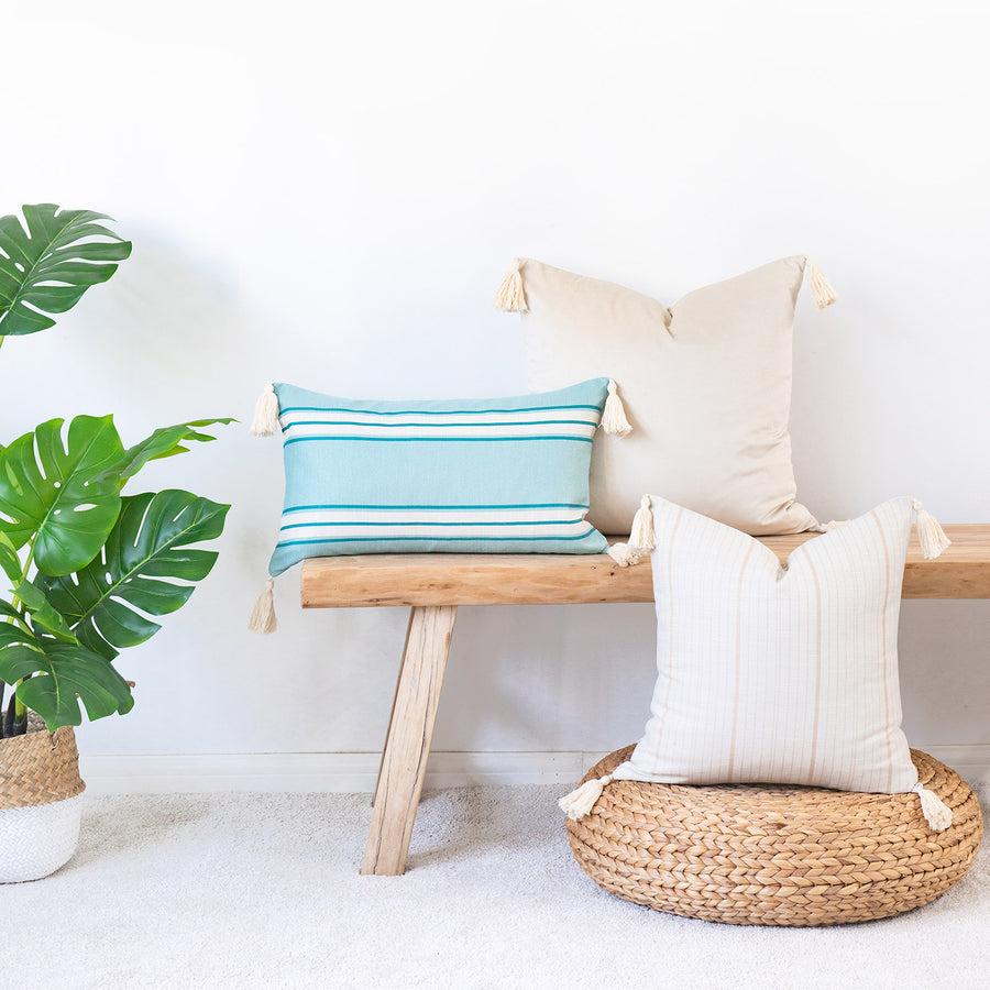 striped pillow covers