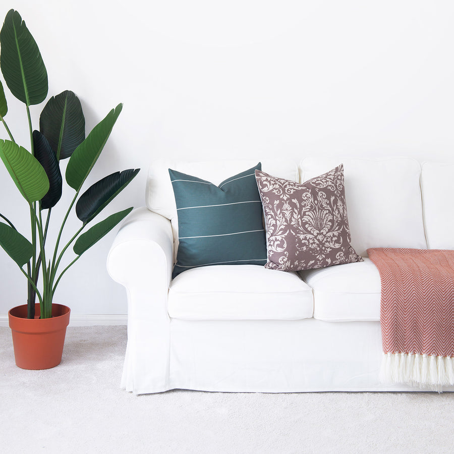 green pillow cases