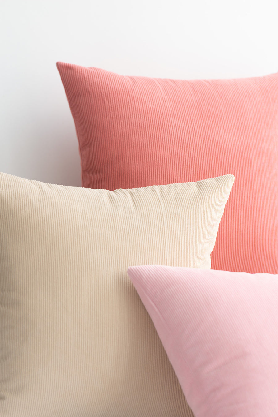 Modern Pillow Cover, Corduroy, Dusty Rose, 18