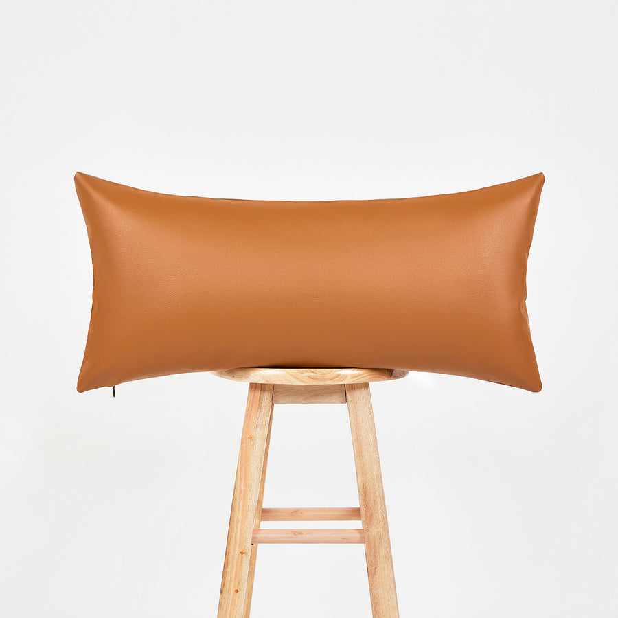 leather pillow
