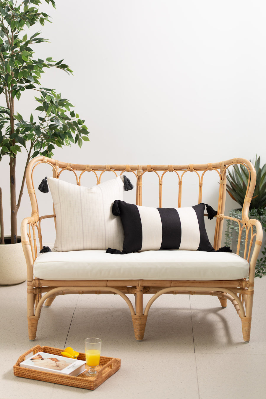 striped pillows