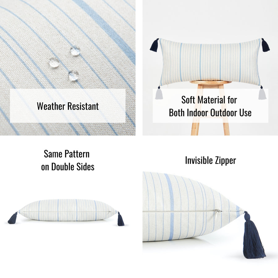 navy lumbar pillow