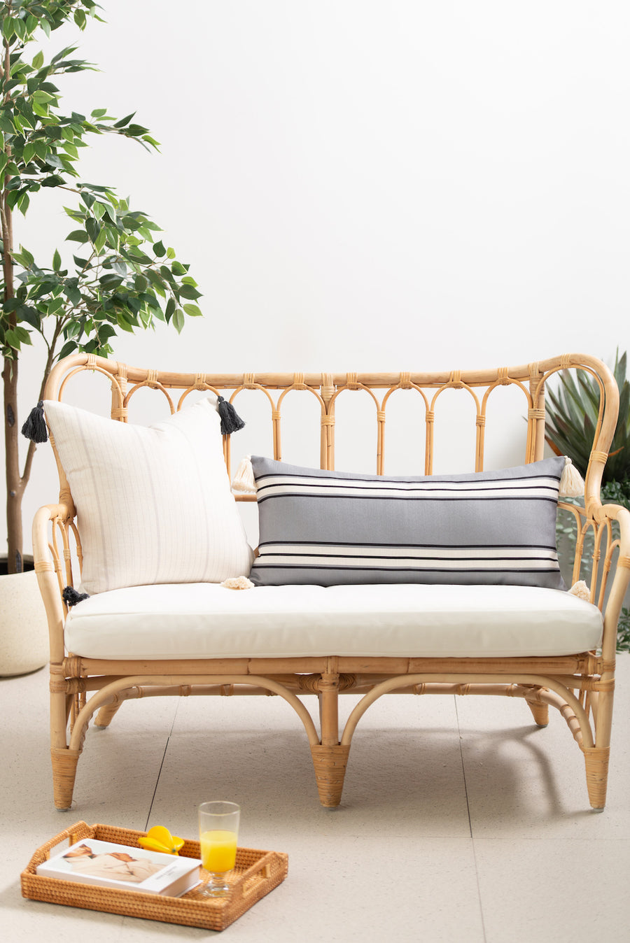 striped pillows