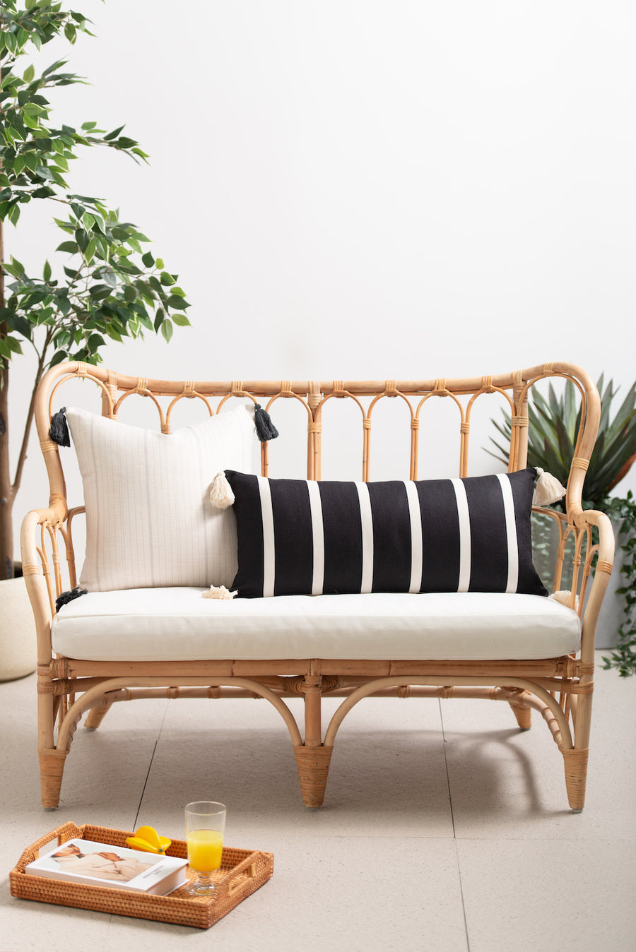 striped pillows