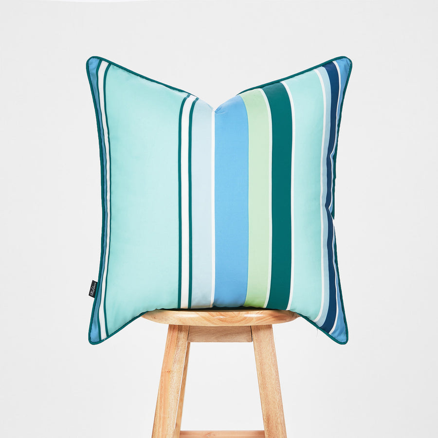 striped throw pillow