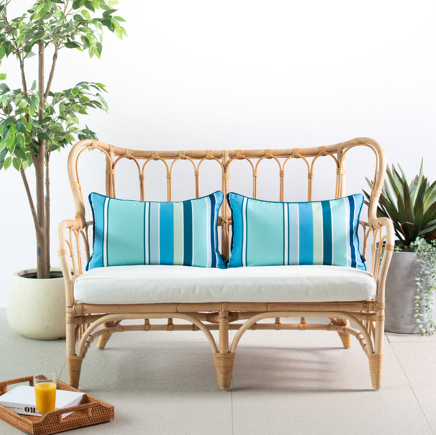 striped outdoor pillows