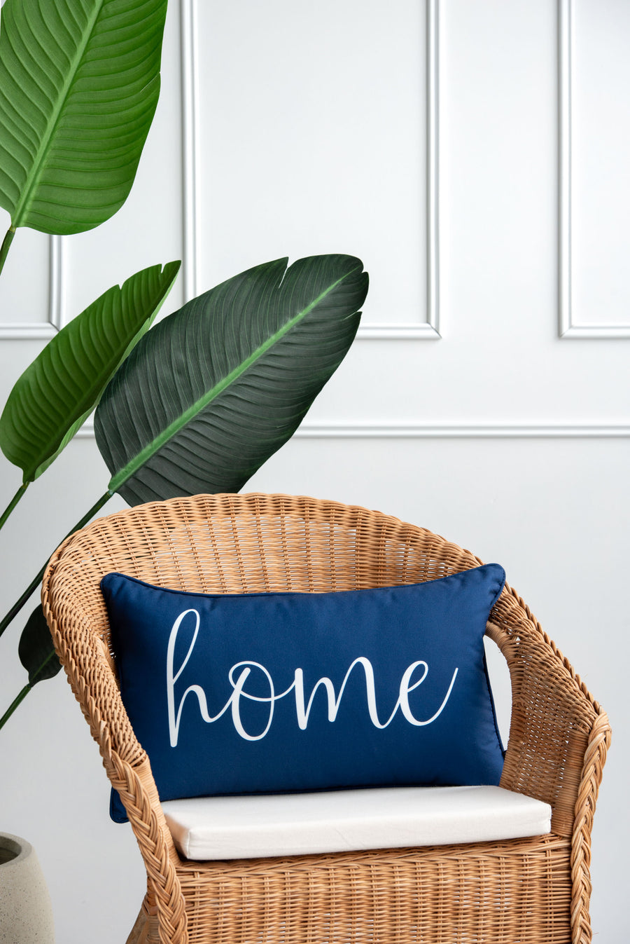 navy blue outdoor pillows