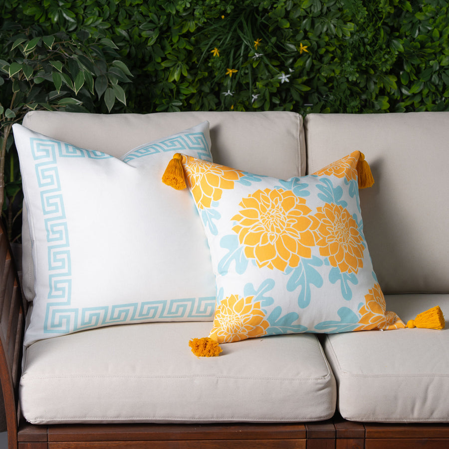 flower throw pillow