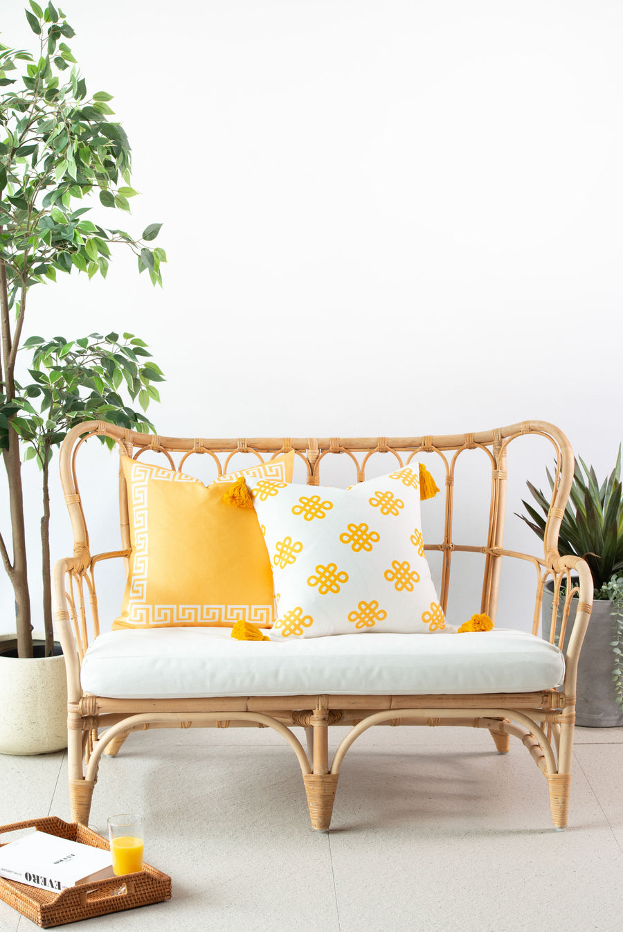 yellow pillow
