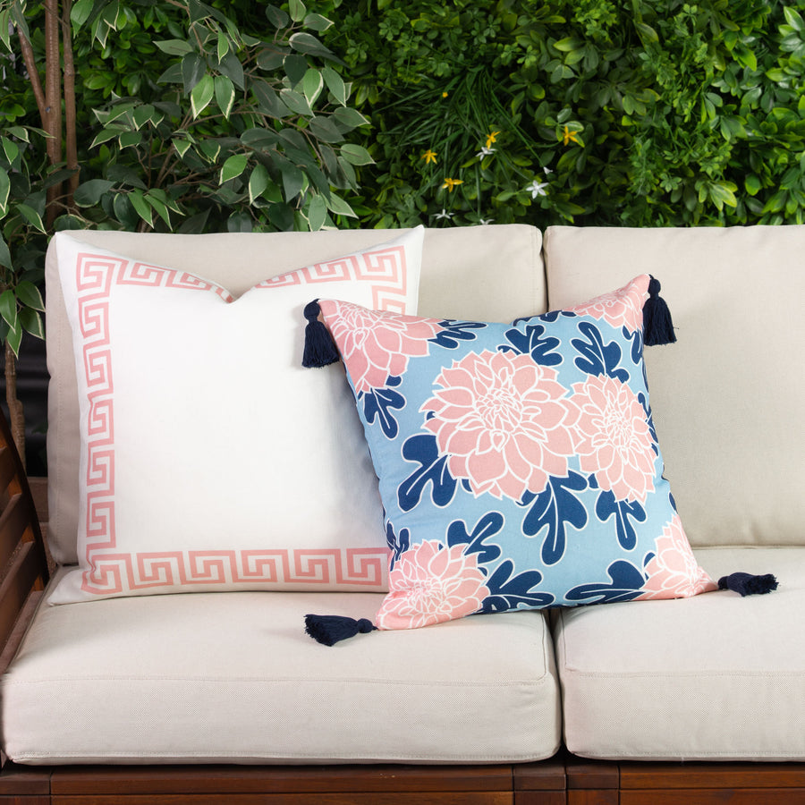 flower throw pillow