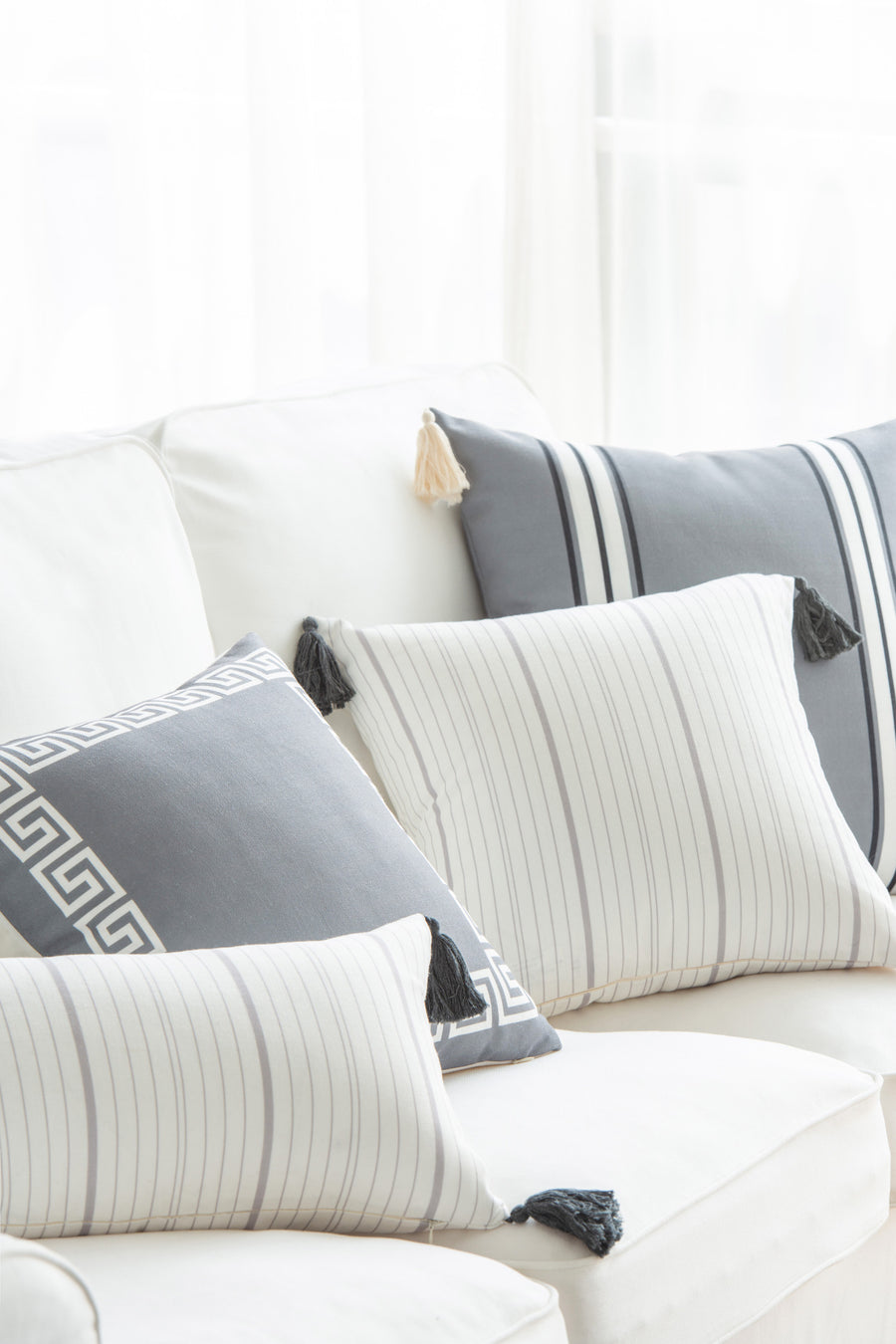 gray throw pillows