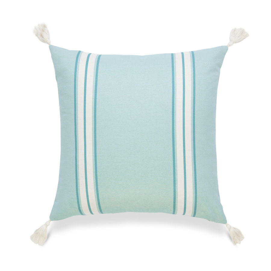 Blue Throw Pillows, Turquoise Gray White and Teal Coastal Beach