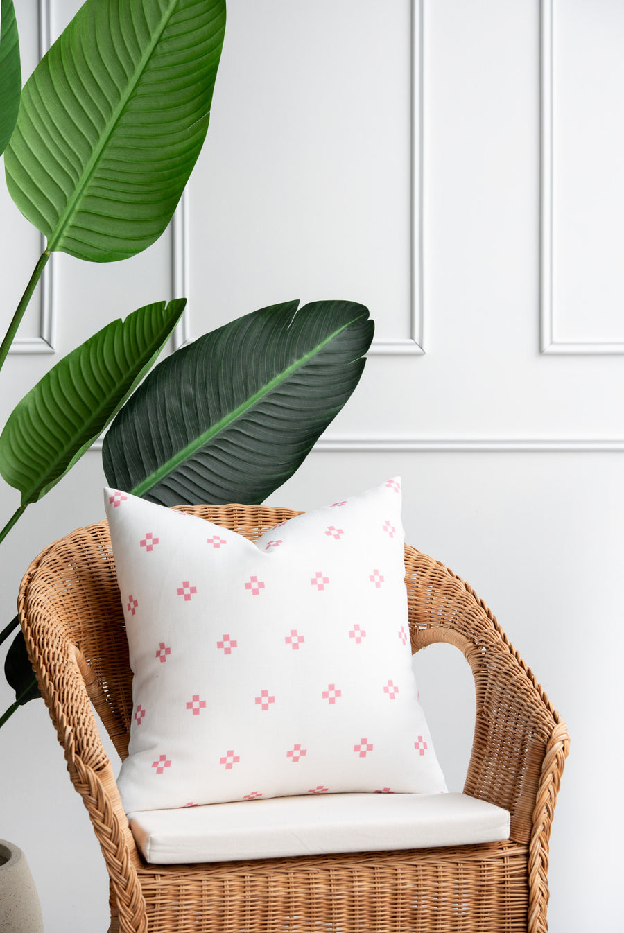 pink decorative pillows
