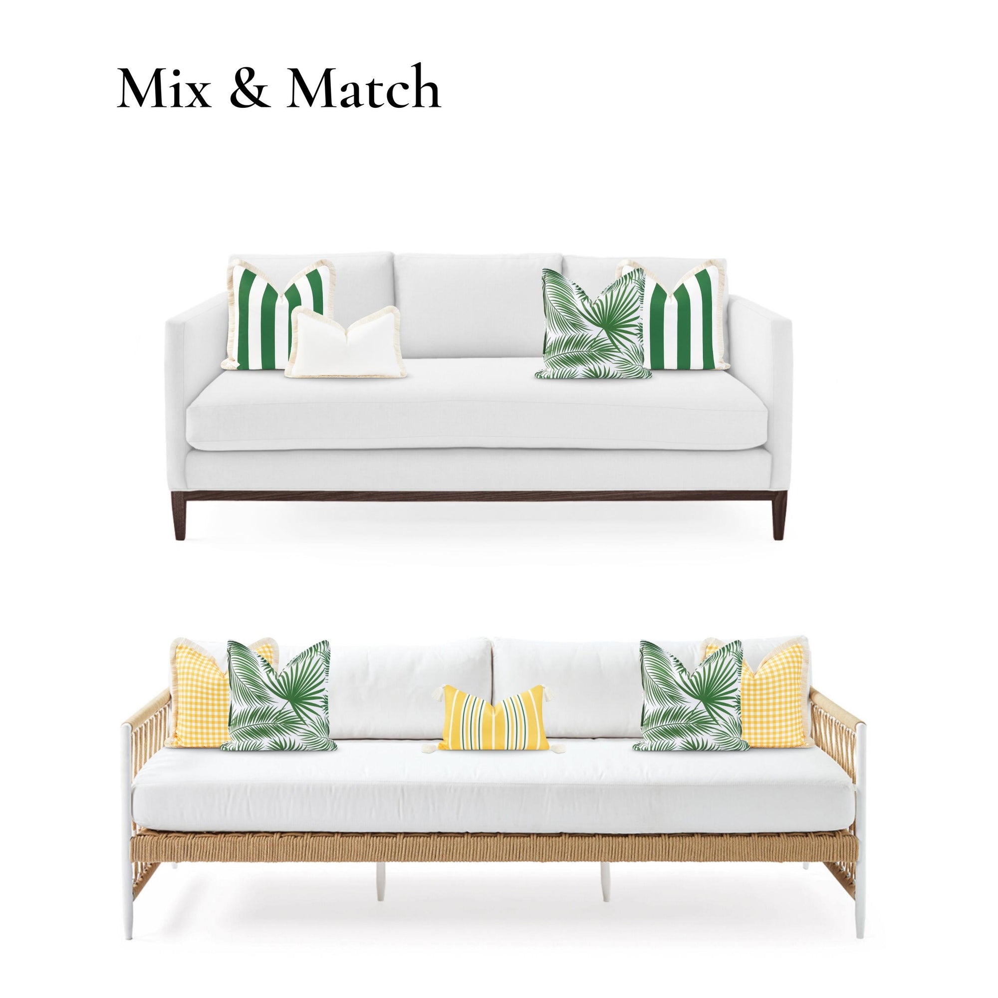beachy outdoor pillows