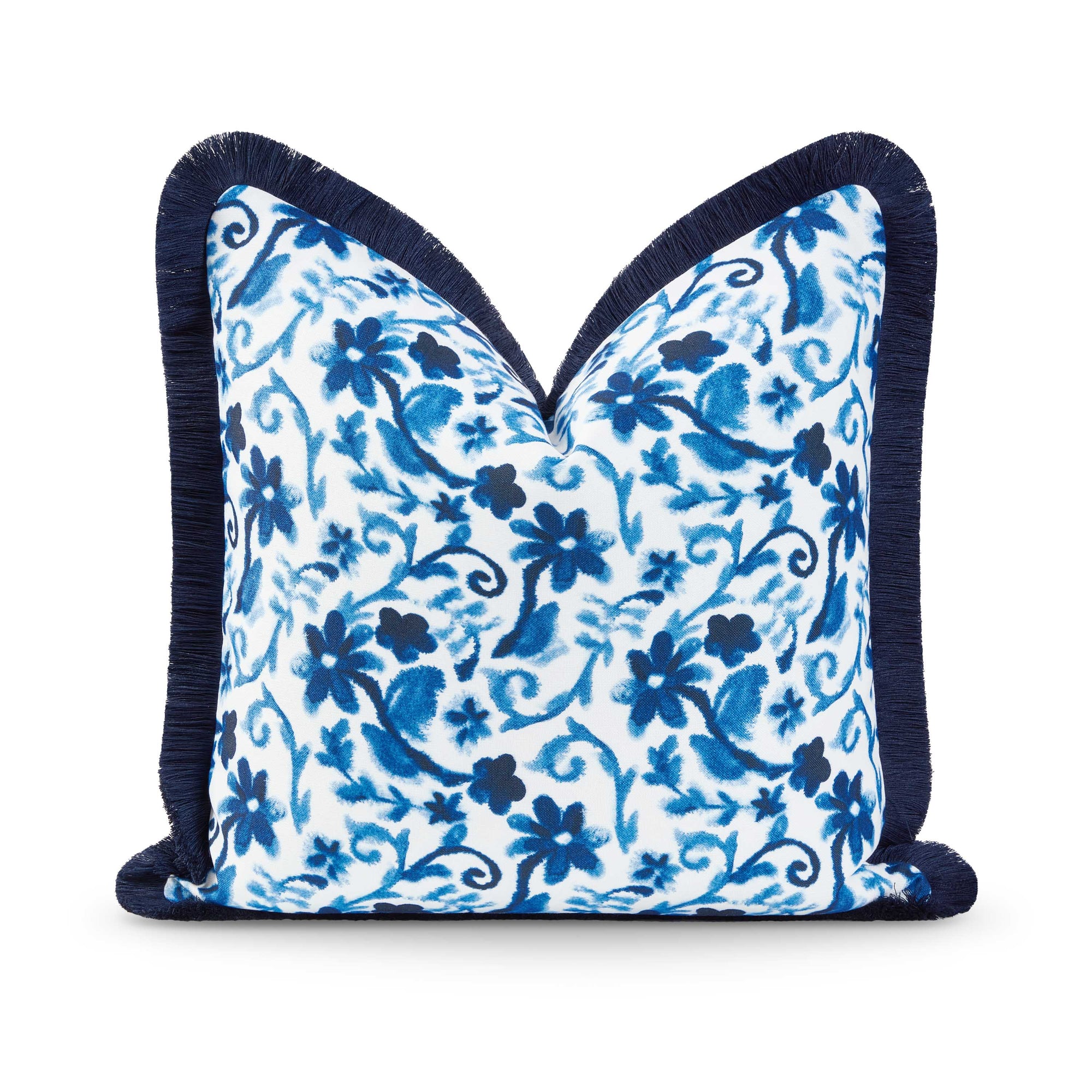 vintage floral throw pillow