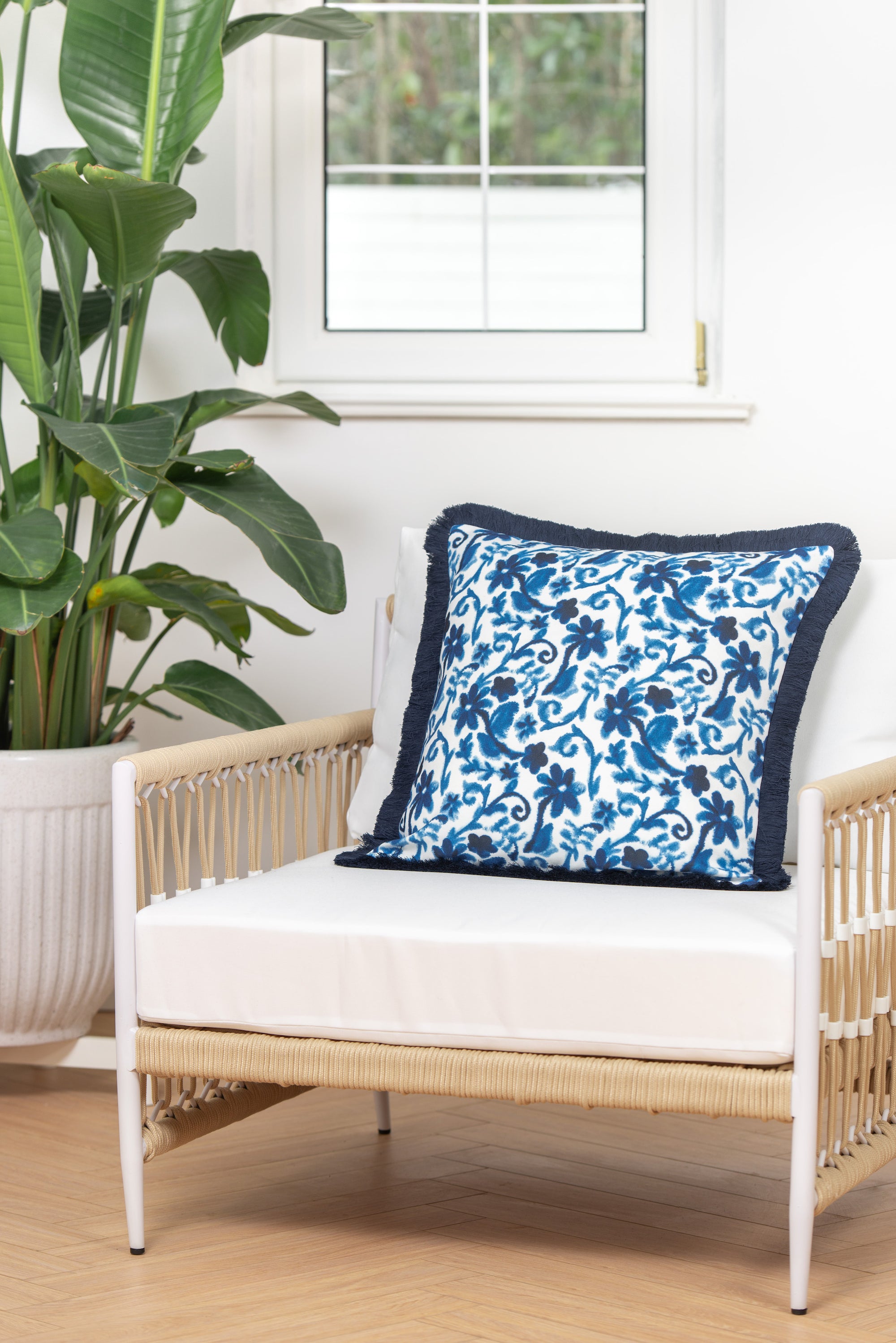 floral outdoor pillows