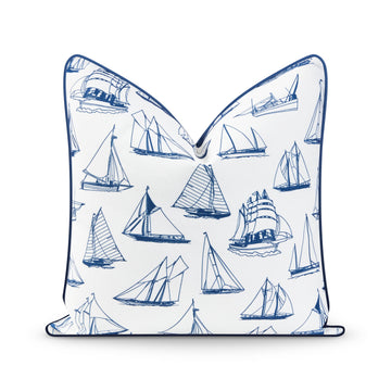 nautical pillow cover